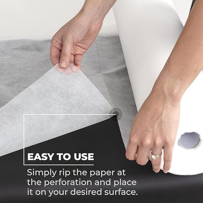 Disposable Massage Bed Cover - Non-woven Disposable Material - Ideal for Spa, Massage Table, Tattoo, Waxing Table - No Crinkle Table Sheets - 31.5 x 71 Inches (30 Sheets Per Roll)