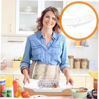 Homoyoyo 1pc Food Serving Tray Compact Creative Platter for Parties Weddings and Gatherings and Easy to Preservation Tray