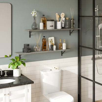 Long Wall Shelves (2 Count)
