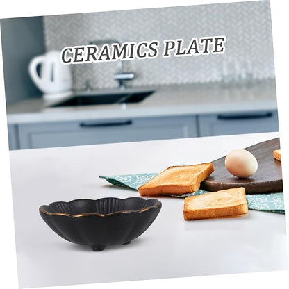 1pc Unique Design Phnom Penh Plate Ceramics Plate Salad Container Sauce Dish Small Snack Modern Western Tableware