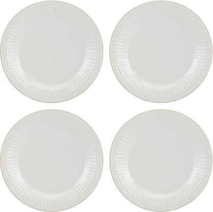 Lenox 897388 French Perle Groove 12-Piece Dinnerware Set, Service For 4