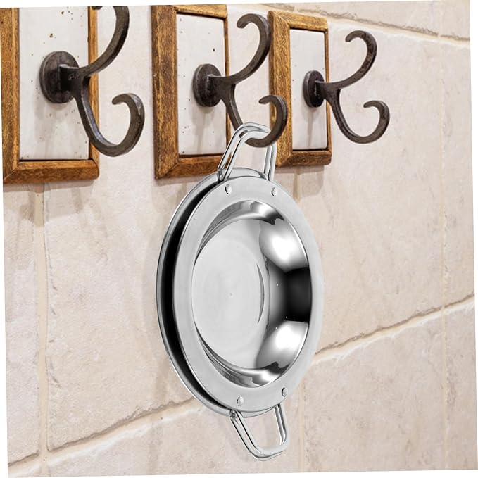 2pcs Stainless Steel Round Plate Handles Snack Plate Handles for Kitchen Round Serving Tray