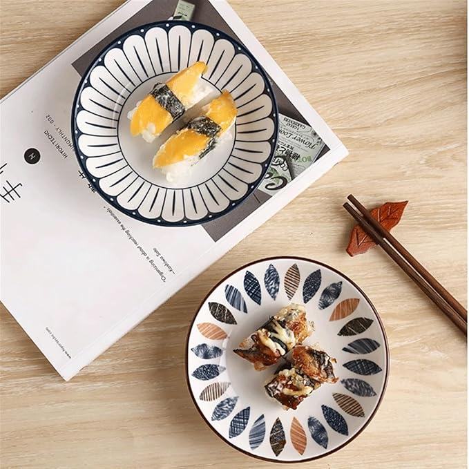 GUERNSEY Snack Bowls Disc Household Ceramic Dessert Plate Dipping Plate Sushi Sauce Snack Appetizer Dipping Dish Snack & Dip Bowls