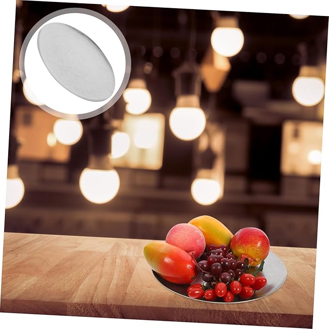 Amosfun Stainless Steel Serving Tray Food Plate for Fruits Breakfast and to Clean Platter for Buffet Outdoor Events and Everyday Use