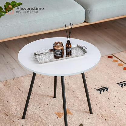 Alisveristime Turkish Ottoman Coffee Tea Beverage Serving Rectangle Tray (Small Tray) (13 INC*5.5 INC) (Silver)