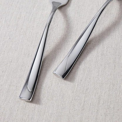 Fortessa Lucca 18/10 Stainless Steel Flatware Serving Fork, 9.7-Inch
