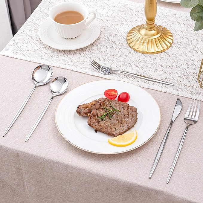 20 Piece Silverware Set,Stainless Steel Flatware Cutlery Set Service for 4 Including Forks Spoons Knives,Kitchen Utensil Set,Tableware for Home and Restaurant, Dishwasher Safe