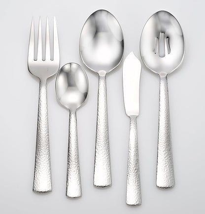 Liberty Tabletop Pinehurst 65-piece 18/10 Flatware Set Service for 12, Includes Serving Pieces Made in USA
