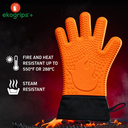 Ekogrips Plus Oven Gloves with Fingers (2 Count)