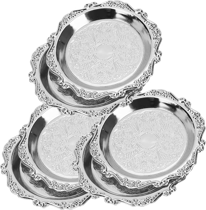 6pcs Fruit Platter Tray for Parties Snack Containers Chips and Dip Serving Dish Elegant Snack Serving Trays