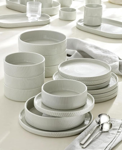 Lenox 898017 Modulus 12-Piece Bowl Set, Vapor