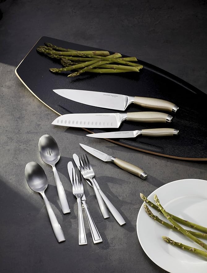 Oneida Everdine 20 Piece Everyday Flatware Set, Service for 4 , 18/0 Stainless Steel, Silverware Set, Dishwasher Safe