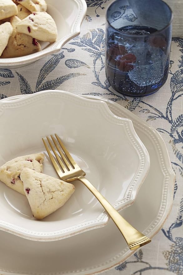 Lenox 895713 French Perle Bead Pasta Bowls, Set Of 4