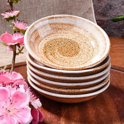 Japanese Ceramic Soy Sauce Dish Set of 5 Porcelain Side Dishes for Sushi Seasoning Dipping