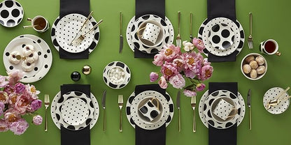 Kate Spade New York Dot 12-Piece Dinnerware Set, 19.84, White