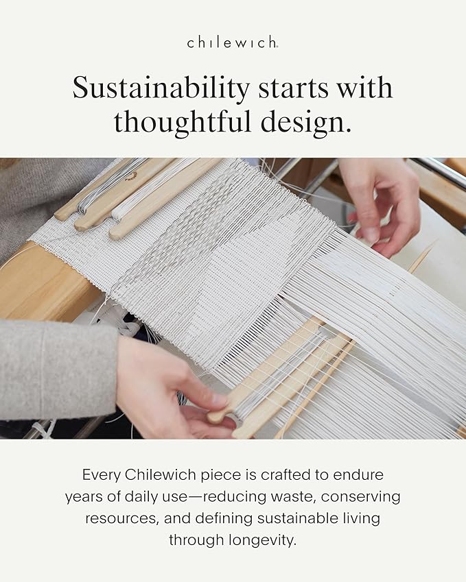 Chilewich Mini Basketweave Placemats in Sandstone - Set of 4 - Easy Care Woven Tabletop Textiles - Indoor/Outdoor - 15" Round