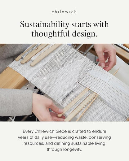 Chilewich Bamboo Placemats Set of 4 - Woven Oval Placemats - Reusable, Stain-Resistant, Indoor/Outdoor Tabletop Protection - 19" x 14" - Spring Green