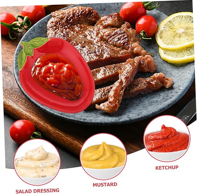 LIFKOME 2pcs Ceramic Dish Ceramic Plate for Snacks Fruit Plates Kitchenware Seasoning