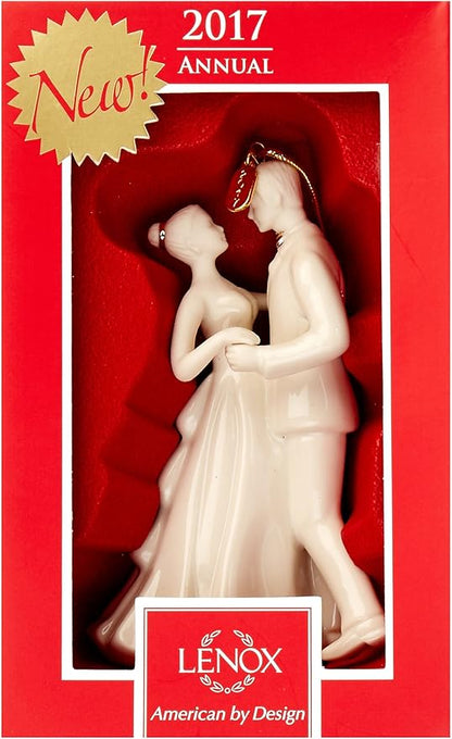 Lenox Annual China Ornaments 2017 Bride and Groom