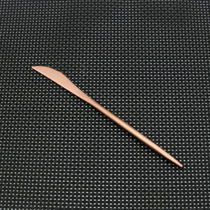 Flatware Set for 4, Luxury 20 Pieces Rose Gold Plated Copper Color 18/10 Stainless Steel Silverware Flatware Sets Spoons Knives and Forks Set, Service for 4