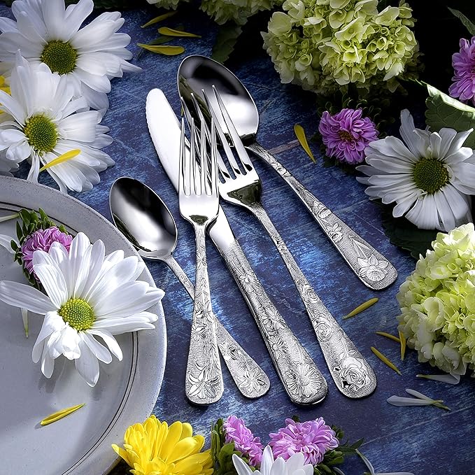 Liberty Tabletop American Garden 65pc Set Service For 12 Serving Set Included MADE IN USA