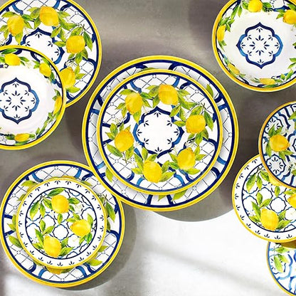 Le Cadeaux Appetizer Plates - Set of 4 - Palermo - 6.5 in. (097PAL)